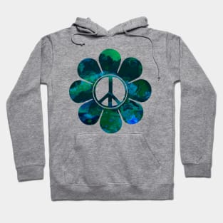 Deepwater Peace Flower Hoodie